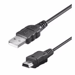 Goobay DAT f/ MOT V3 mini USB, Mâle/Mâle, Noir
