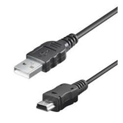 Goobay DAT f/ MOT V3 mini USB câble USB Noir