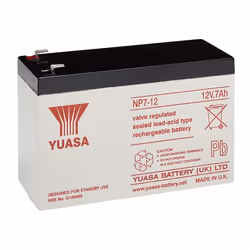 Yuasa NP7-12L, Sealed Lead Acid (VRLA), 12 V, 1 pièce(s), Noir, Blanc, 5 année(s), 20 h