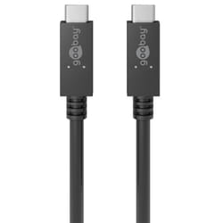 Wentronic 49252 câble USB 0,5 m USB 3.2 Gen 2 (3.1 Gen 2) USB C Noir