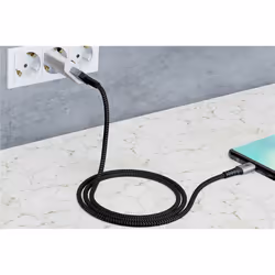 Goobay 49303 câble USB 2 m USB 2.0 USB C Gris, Argent