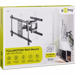 Goobay 49746 support pour téléviseur 2,54 m (100") Noir - Vue supplémentaire 11