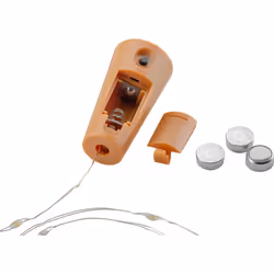 Goobay 49855 lumière décorative Lampes de fée Châtain clair, Argent 10 lampe(s) LED 0,04 W