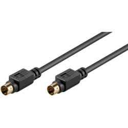 Goobay 50059 câble S-video 5 m S-Video (4-pin) Noir