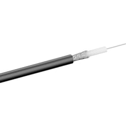 Goobay 50093 câble coaxial RG-58 100 m Noir