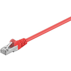 Goobay 50152 câble de réseau Rouge 2 m Cat5e F/UTP (FTP)