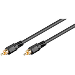 Goobay 50267 câble audio 2 m RCA Noir