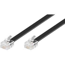 Goobay 50322 câble de téléphone 6 m Noir