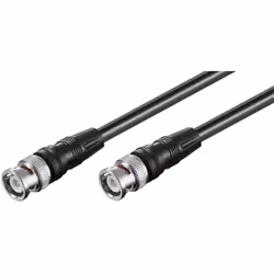 Goobay 50413, 0,5 m, BNC, BNC, Noir