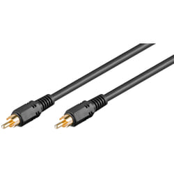 Goobay 50435 câble audio 5 m RCA Noir