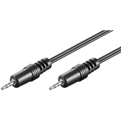 Goobay 50457 câble audio 1,5 m 2,5 mm Noir