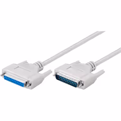 Goobay 50541 câble Série Gris 1,8 m DB-25