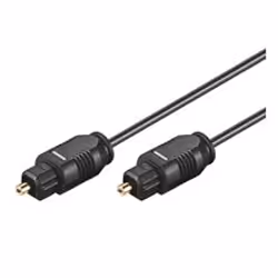 Goobay AVK 216-050 0.5m 2.2mm, Mâle, TOSLINK, Mâle, 0,5 m, Noir