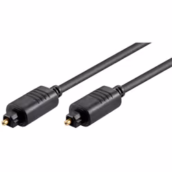 Goobay 50565, TOSLINK, Mâle, TOSLINK, Mâle, 2 m, Noir