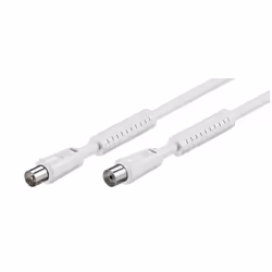 HL HL0507230, 1,5 m, Coaxial, Coaxial, Blanc
