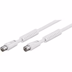 HL HL0507230 câble coaxial 1,5 m Blanc