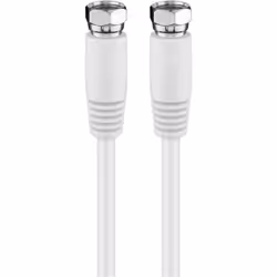 Goobay 50738, 2,5 m, Type F, Type F, Blanc