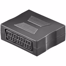 Goobay 50771, SCART, SCART, Noir