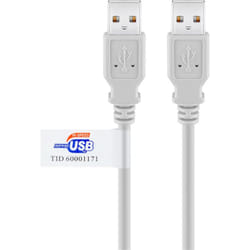 Goobay 50798 câble USB 5 m USB 2.0 USB A Gris