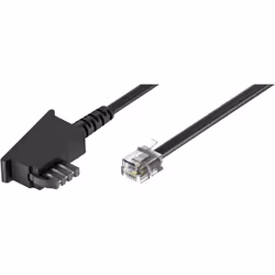 Goobay 50940 câble de téléphone 10 m Noir - Vue supplémentaire 3