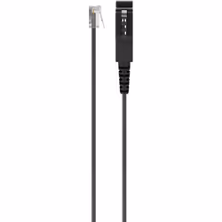 Goobay 50948 câble de téléphone 6 m Noir
