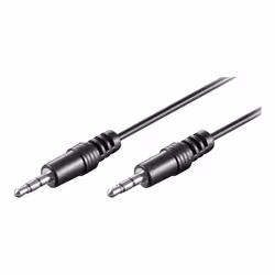 Goobay 51141, 3,5mm, Mâle, 3,5mm, Mâle, 0,6 m, Noir