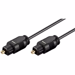 Goobay 51218, TOSLINK, Mâle, TOSLINK, Mâle, 3 m, Noir