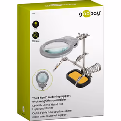 Goobay 51226 Accessoire de fer/poste à souder 1 pièce(s) Support avec loupe - Vue supplémentaire 4