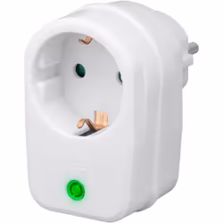 Goobay 51270, Type F, Type F, Droit, 230 V, 16 A, Blanc