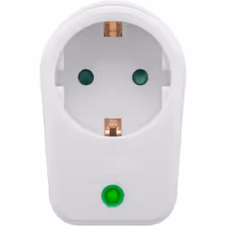 Goobay 51270 adaptateur prise d'alimentation Type F Blanc