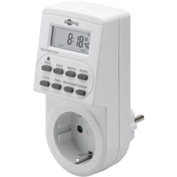 Goobay 51277 minuteur électrique Blanc Programmateur journalier/hebdomadaire