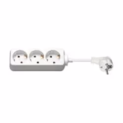 Goobay AC power Extension, 1,5 m, Blanc