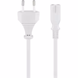 Goobay 51326, 1,5 m, Prise d'alimentation type C, Coupleur C7, H03VVH2-F2, 250 V