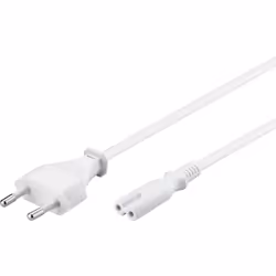 Goobay 51326 câble électrique Blanc 1,5 m Prise d'alimentation type C Coupleur C7