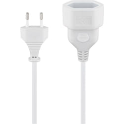 Goobay 51356 câble électrique Blanc 2 m Prise d'alimentation type C