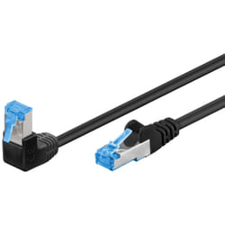 Wentronic 51556 câble de réseau Noir 0,5 m Cat6a S/FTP (S-STP)