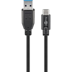 Goobay 51761 câble USB 2 m USB A USB C Noir
