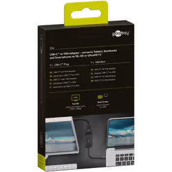 Goobay 51776 adaptateur graphique USB 1920 x 1080 pixels Noir