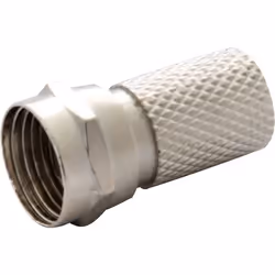Tecline F Connector, Type F, Type F, Mâle, Acier inoxydable, Zinc, 1 pièce(s)