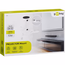 Goobay 51896 support pour projecteurs Plafond Blanc