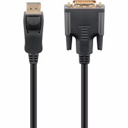Goobay 51960, 1 m, DisplayPort, DVI-D, Mâle, Femelle, Droit