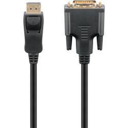 Goobay 51960 câble vidéo et adaptateur 1 m DisplayPort DVI-D Noir