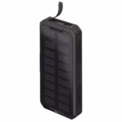 Goobay 53934, 20000 mAh, Lithium Polymère (LiPo), Quick Charge 3.0, 3,7 V, Noir