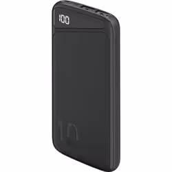 Goobay 53935, 10000 mAh, Lithium Polymère (LiPo), 3,7 V, Noir