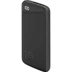 Goobay 53935 banque d'alimentation électrique Lithium Polymère (LiPo) 10000 mAh Noir