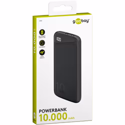 Goobay 53935 banque d'alimentation électrique Lithium Polymère (LiPo) 10000 mAh Noir - Vue supplémentaire 6