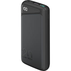 Goobay 53939 banque d'alimentation électrique Lithium Polymère (LiPo) 20000 mAh Noir