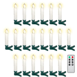 Goobay 53942 bougie électrique 0,16 W LED Vert, Blanc