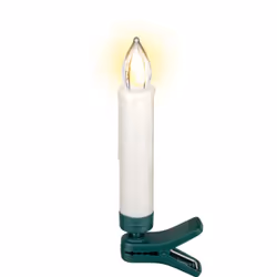 Goobay 53942 bougie électrique 0,16 W LED Vert, Blanc