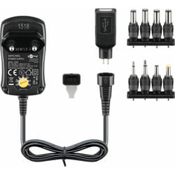 Goobay NTS 600 EuP MW 3N06GS adaptateur de puissance & onduleur Noir
